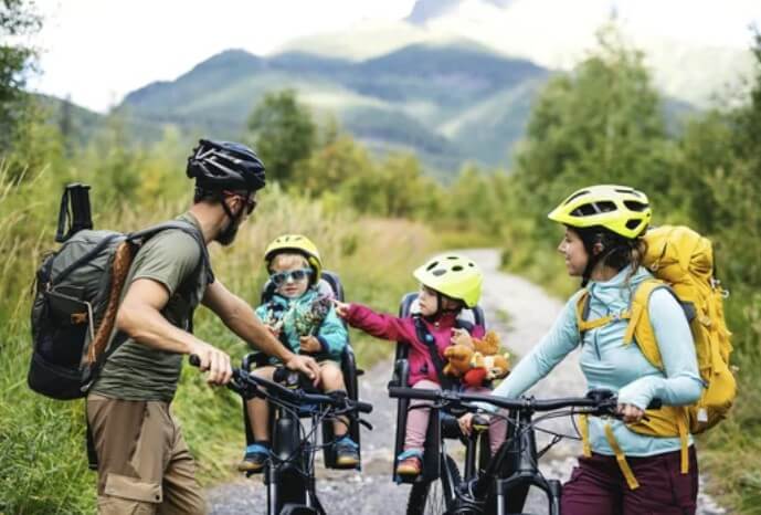 trasporto bambini in bici